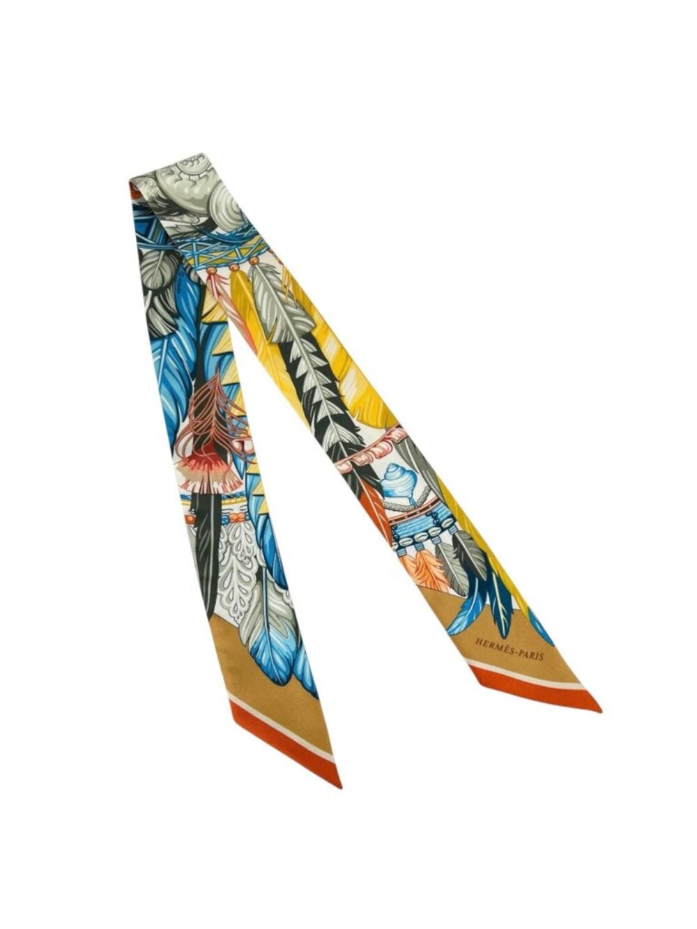 Hermes Twilly Dance Pacific Scarf Silk Multicolor